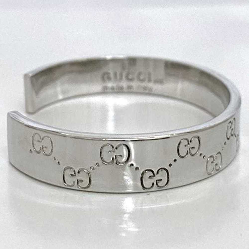 Gucci Bangle Silver Shima Line ec-20387 Ag 925 SILVER GUCCI Bracelet Ladies - Picture 4 of 11